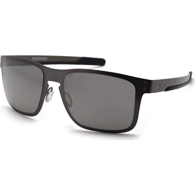 Oakley Holbrook Metal Gris Mat Prizm OO4123 06 55-18 Medium Polarisés Miroirs