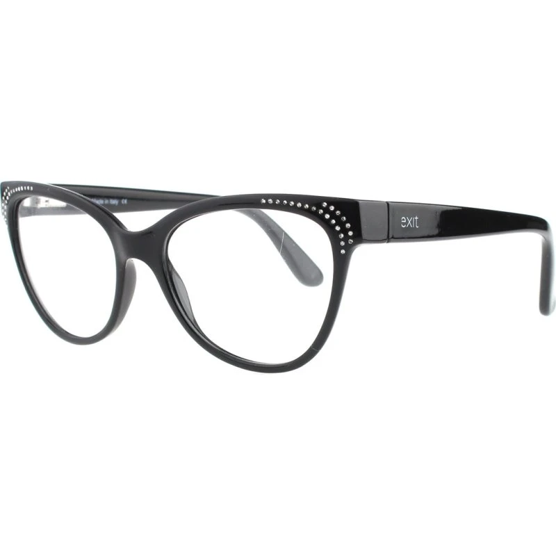 EXIT Femme EX307 1250 - Montures Optiques Cat Eye Noires