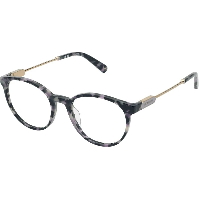 Nina Ricci VNR373 0WTA - Monture Optique Pantos en Acétate Havana