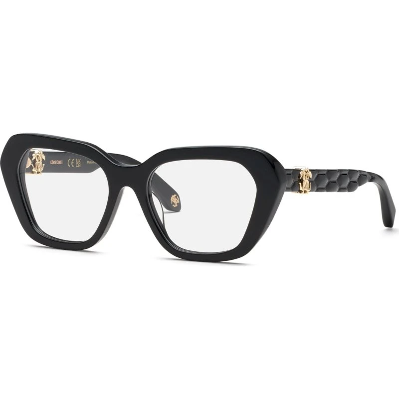 Roberto Cavalli VRC070V - Montures Optiques Géométriques Noires