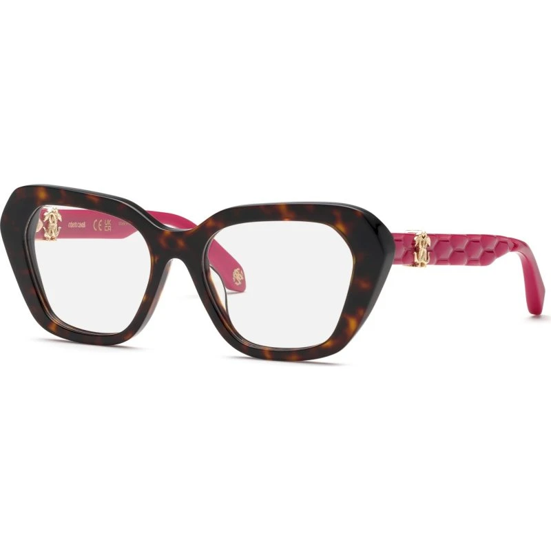 Roberto Cavalli VRC070V - Montures Optiques Géométriques Havana