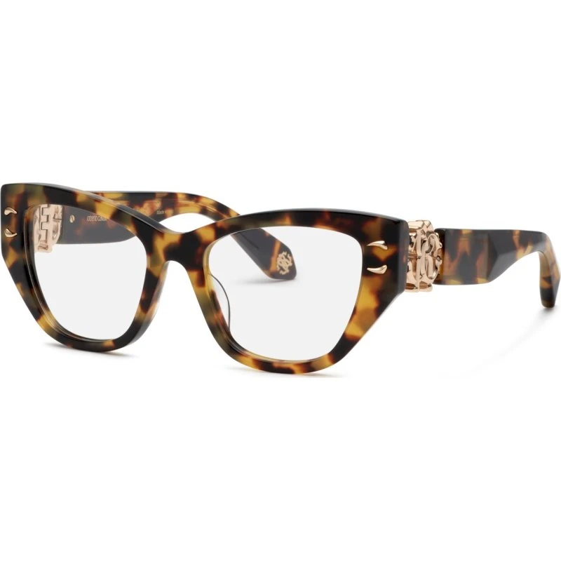 Roberto Cavalli VRC075M 777 - Montures Optiques Cat Eye Havana