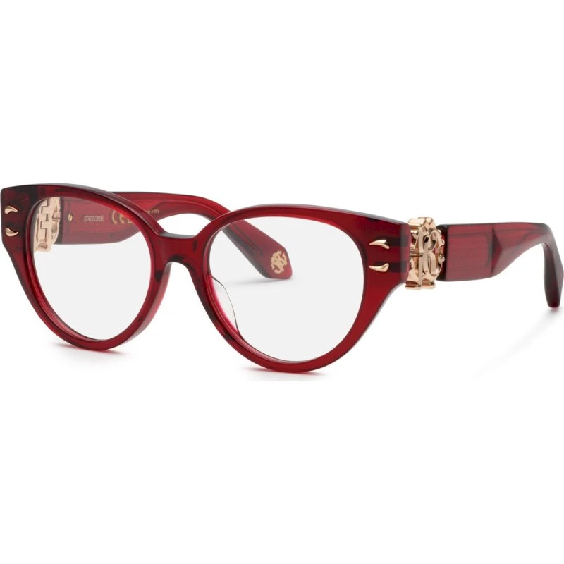 Roberto Cavalli VRC076M 954 Montures Optiques Papillon Bordeaux