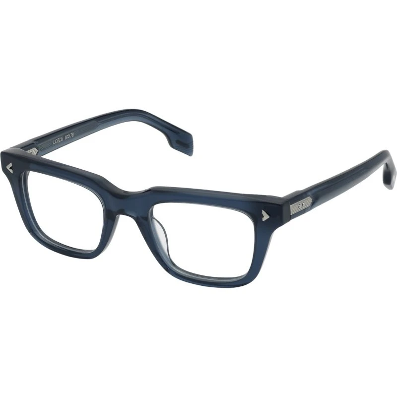 Lozza VL4353 Arpège 2 Montures Optiques Carrées en Acétate Bleu