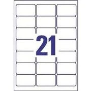 Avery J8560-25 – Étiquettes transparentes 63,5x38,1 mm