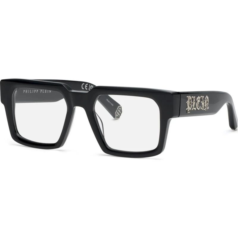 Philipp Plein VPP156M PLEIN MASTER 700 - Monture Optique Carrée Noire