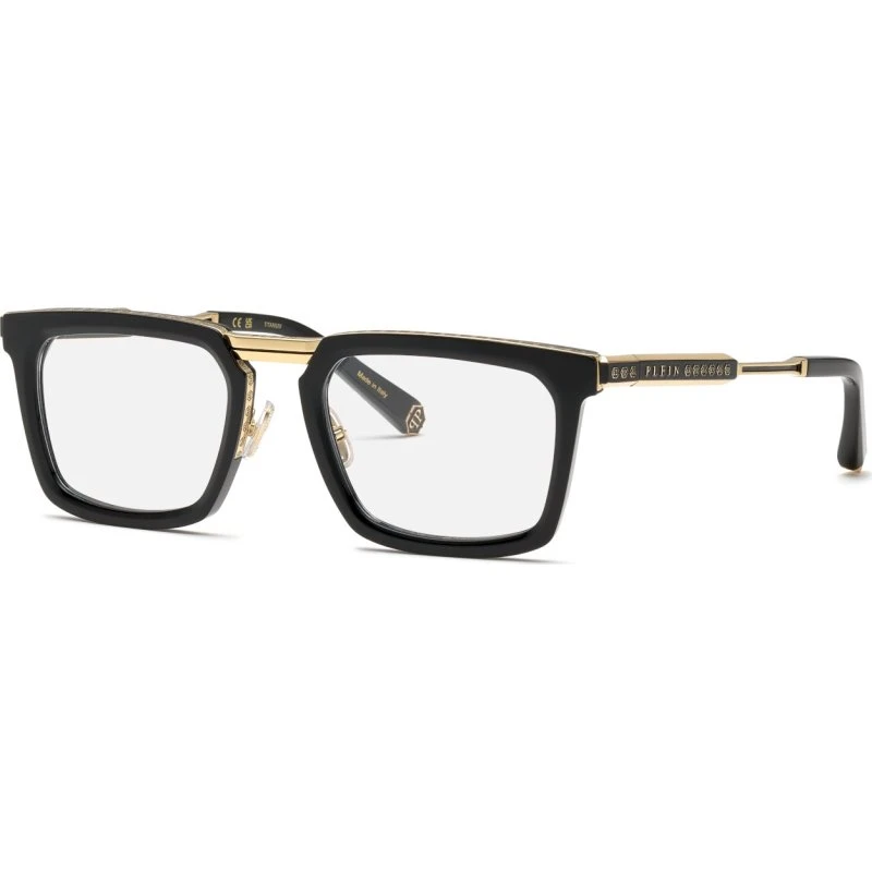 Philipp Plein VPP158M Plein Legacy 700 - Montures Carrées Métal Noir