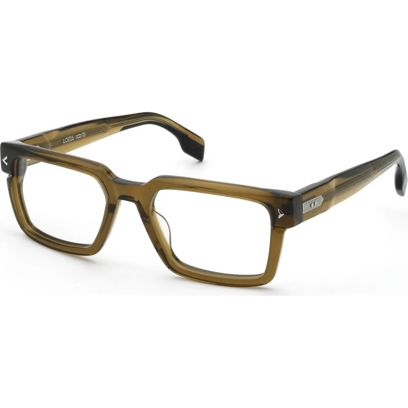 Lozza VL4381M ADAGIO Lunettes Optiques Carrées en Acétate Jaune