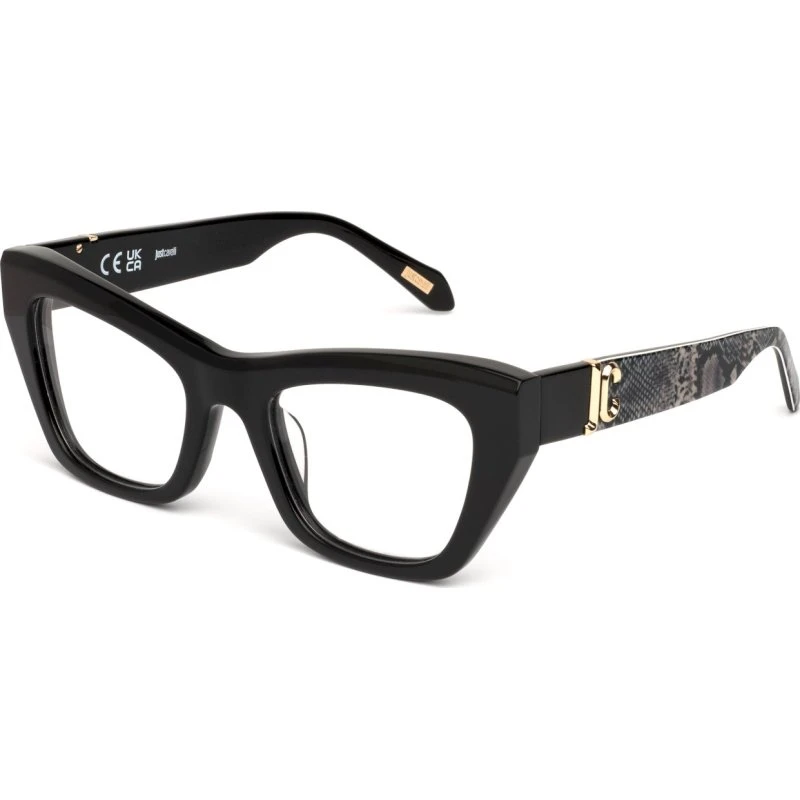 Just Cavalli VJC116 700 Montures Optiques Papillon Noir Femme