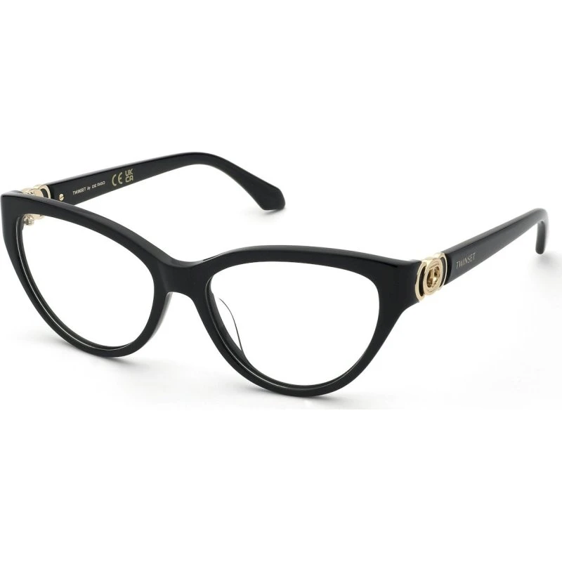 Twinset VTW071 700 Lunettes de vue Papillon Noir pour Femme