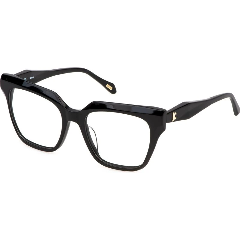 Just Cavalli VJC121 700 Montures Optiques Carrées Noires pour Femme