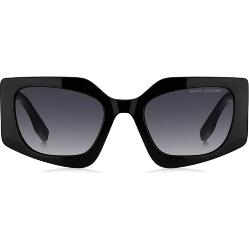 Marc Jacobs Lunettes de Soleil Carrées Marc 774/S Noir et Gris
