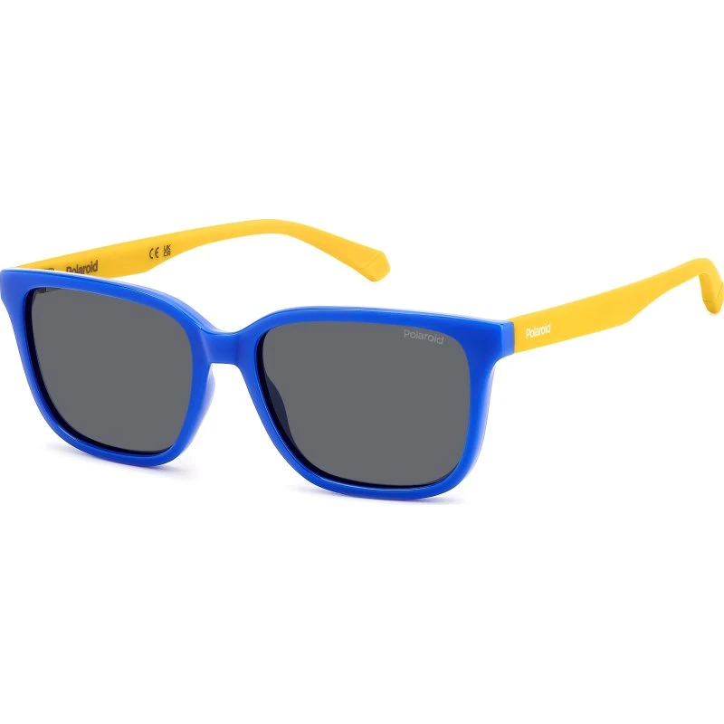 Polaroid Junior PLD 8063/S Lunettes de soleil Polarisées Bleues
