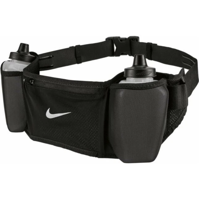 Nike Ceinture de course Flex Stride avec double gourde 24oz Noir