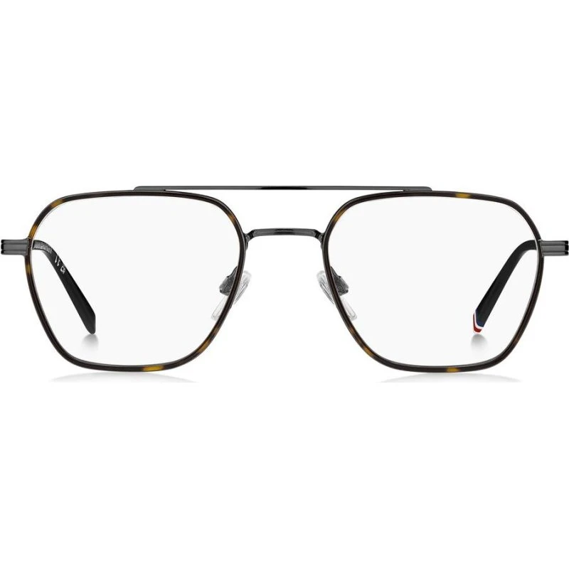 Tommy Hilfiger TH 2193 Lunettes de Vue Homme Géométriques Grises 53mm