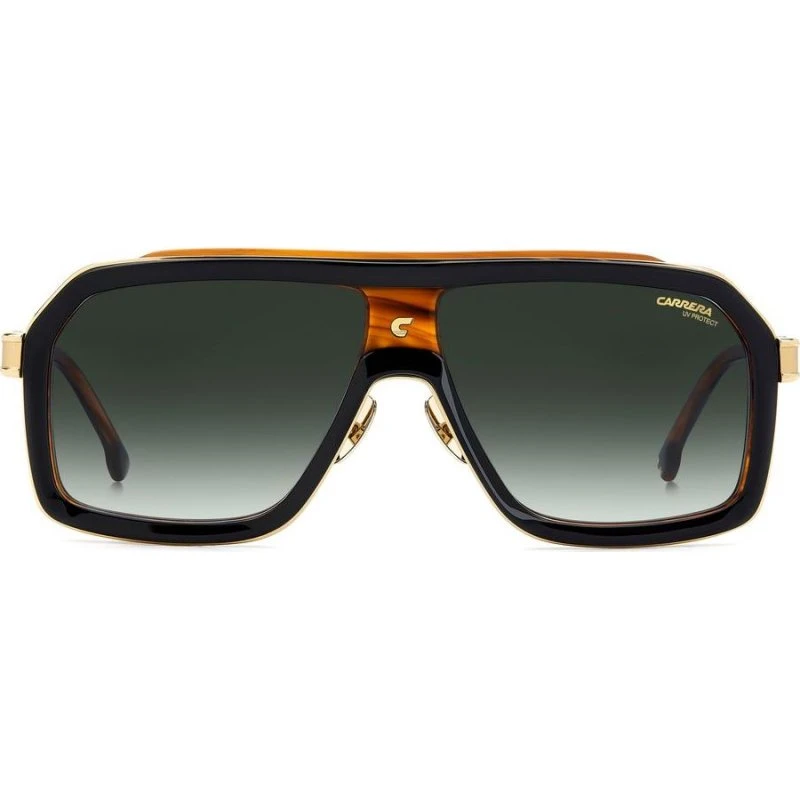 Carrera CA 1053/S/TI Lunettes de Soleil Homme Rectangulaires Noires