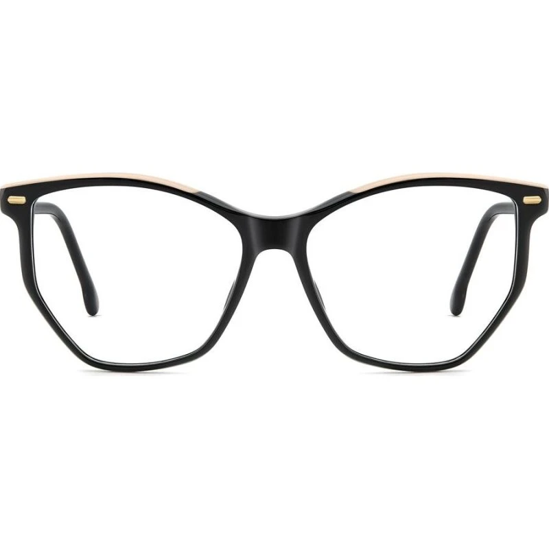 Carrera 3058 Lunettes de Vue Femme Géométriques Noires 55mm