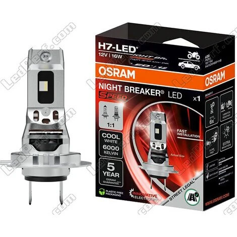 Osram Night Breaker SPEED H7 LED 16W 12V 6000K Homologuée Moto