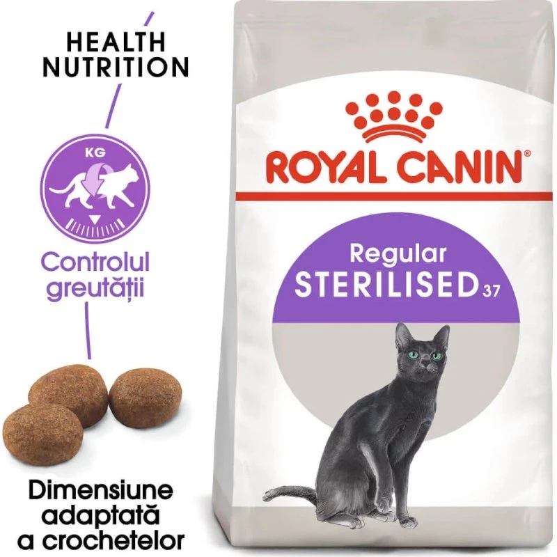 Royal Canin Stérilisé 37 Croquettes pour Chat, 2 kg