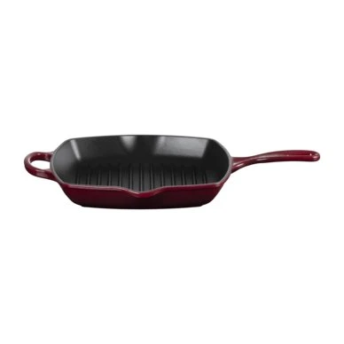 Le Creuset Poêle Grill Carrée 26 cm Garnet