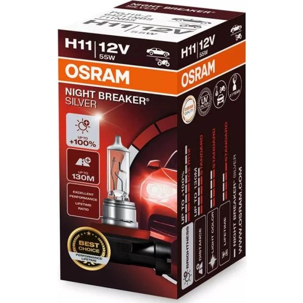 Osram Night Breaker Silver H11 55 W 12 V