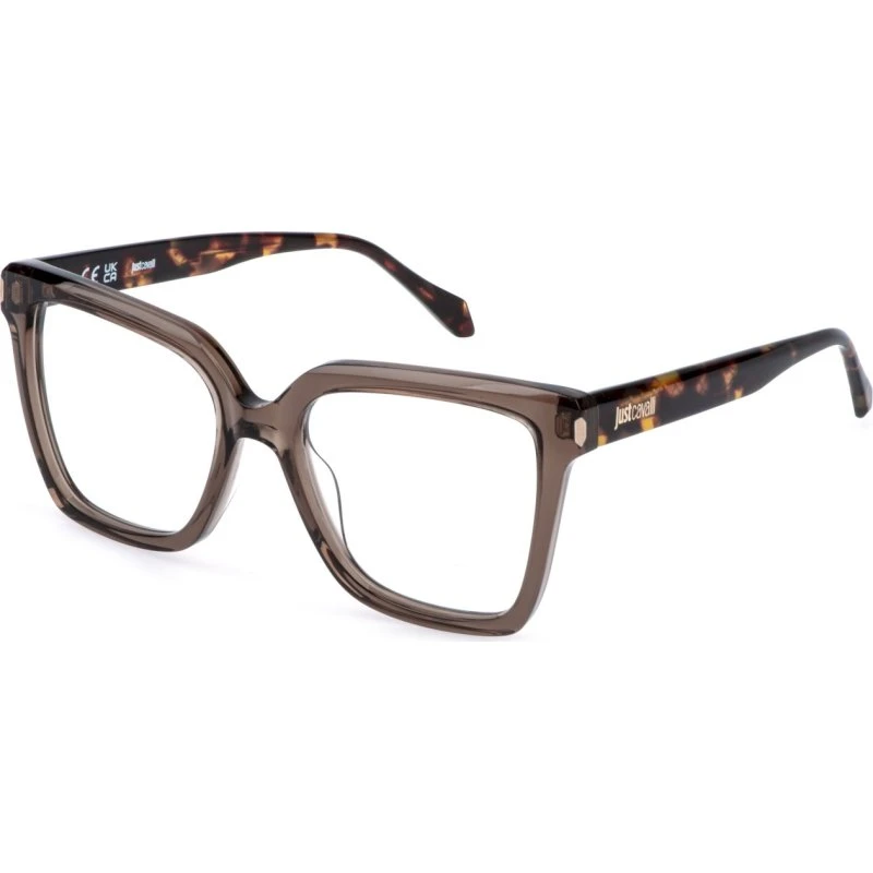 Just Cavalli VJC139 805 Montures Optiques Carrées Marron Femme