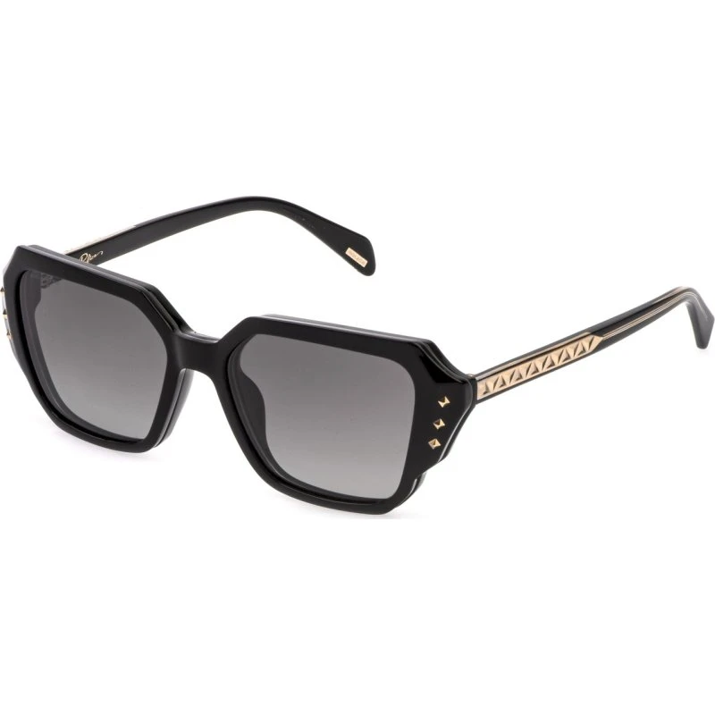 Police UPLR20 Superstar 5 Monture Optique Carrée Noir Fumée