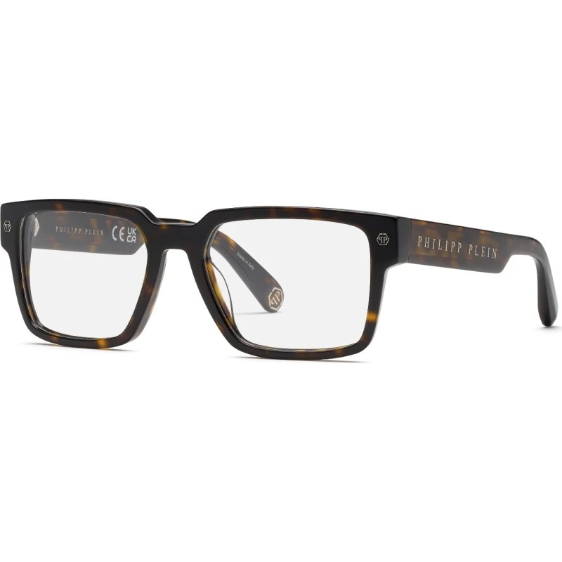 Philipp Plein VPP193V Montures Optiques Carrées Havana