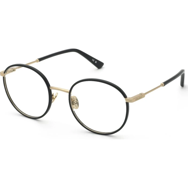 Nina Ricci VNR428 - Monture Optique Ronde en Métal Or pour Femme