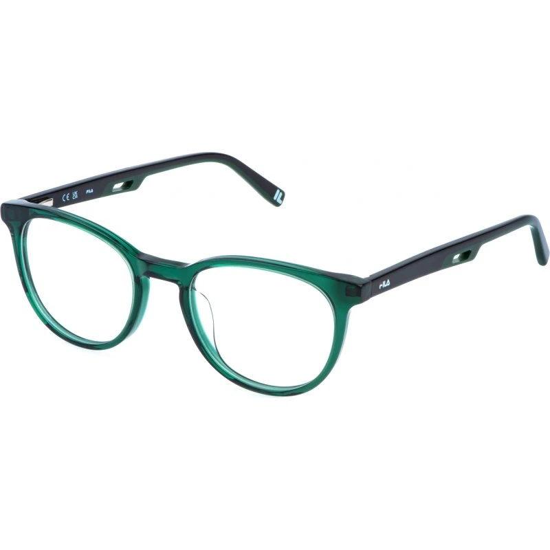 Fila Homme VFIA91 Montures Optiques Pantos en Acétate Vert