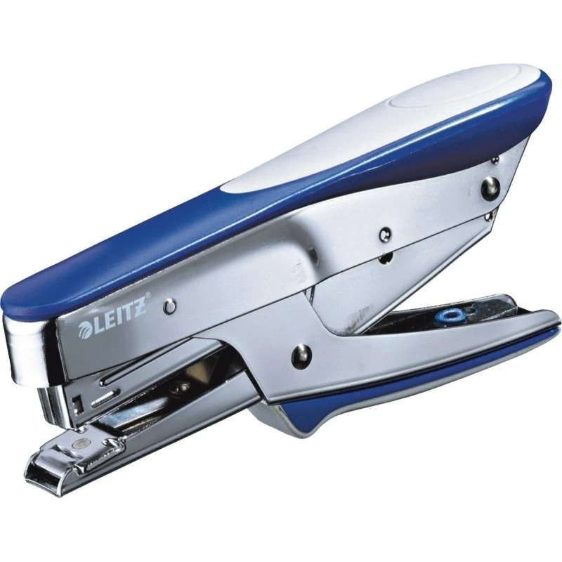 Leitz 5545 Agrafeuse N°10 - 15 feuilles - Bleu foncé métallique