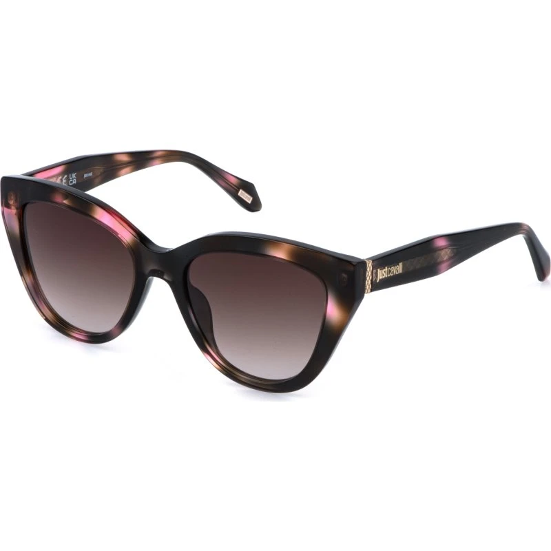 Just Cavalli SJC173 01GQ : Lunettes de soleil Papillon en Acétate