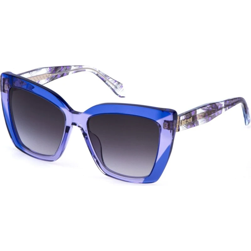 Just Cavalli SJC174V 06LA Lunettes de Soleil Papillon Violette