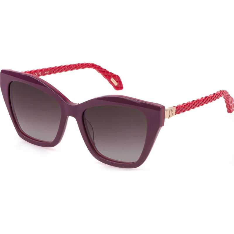 Just Cavalli SJC175 0AHG Lunettes de Soleil Papillon Violette