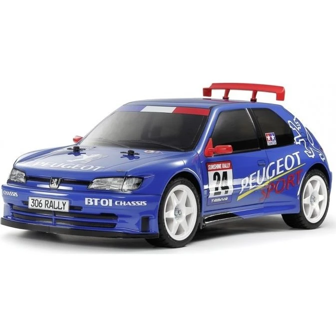 Tamiya BT-01 Peugeot 306 Maxi 1:10 FF Bleu