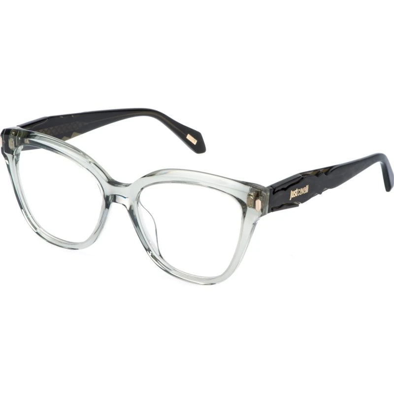 Just Cavalli VJC157 09RM Montures Optiques Papillon Grises pour Femme