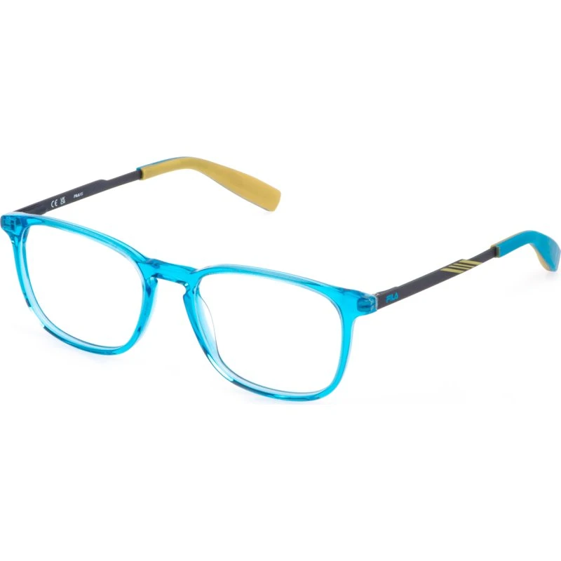 Fila Junior VFID45L 0G35 Montures Optiques Carrées Bleu Clair