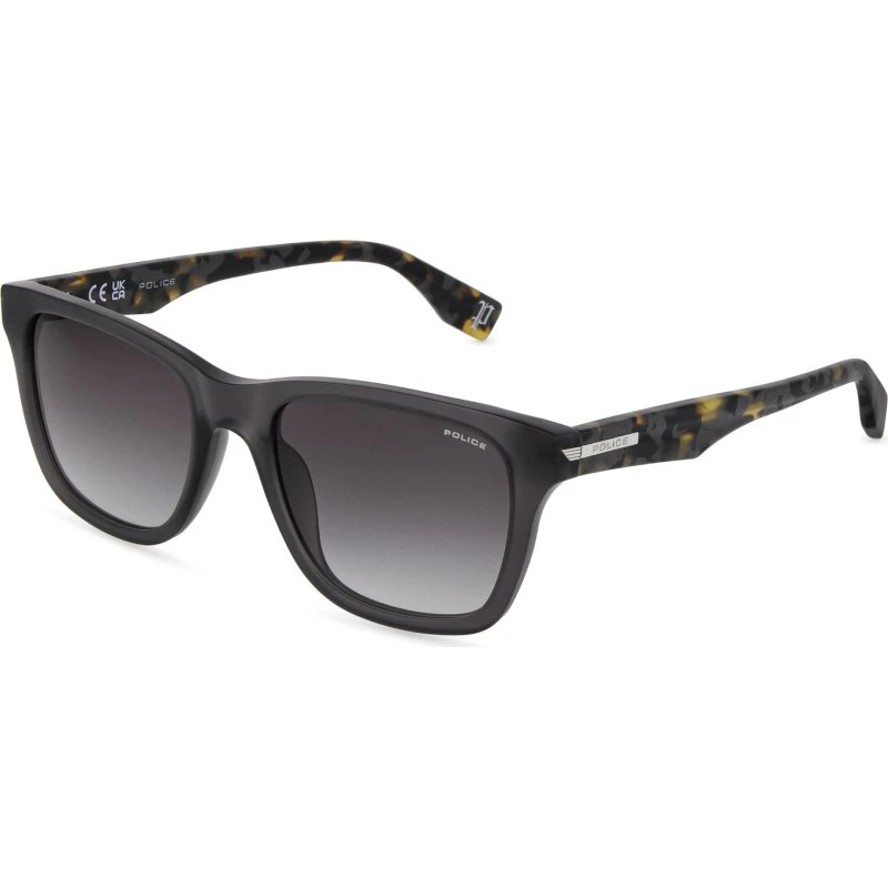 Police SPLU68 NERVE 2 Lunettes de Soleil Carrées en Acétate pour Homme