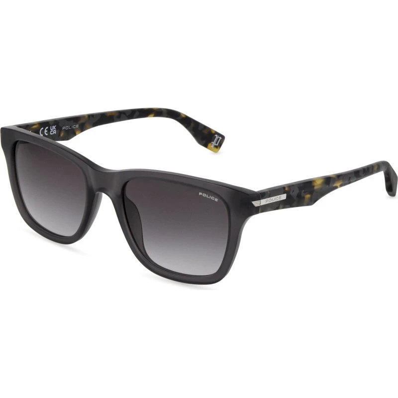 Police SPLU68 NERVE 2 Lunettes de Soleil Carrées en Acétate