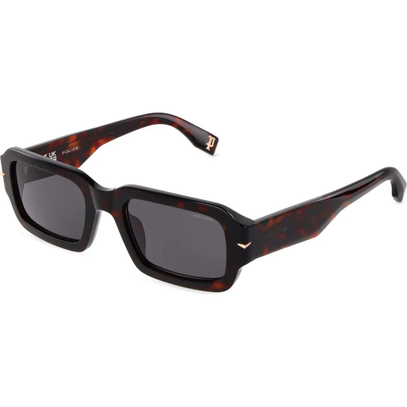 Police SPLU72 Supernova 10 722 - Lunettes de soleil Carrées Havana
