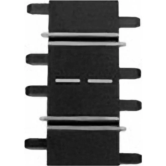 Carrera 20020612 - Rails 1/4 Geraden 8,6 cm (2 pièces)