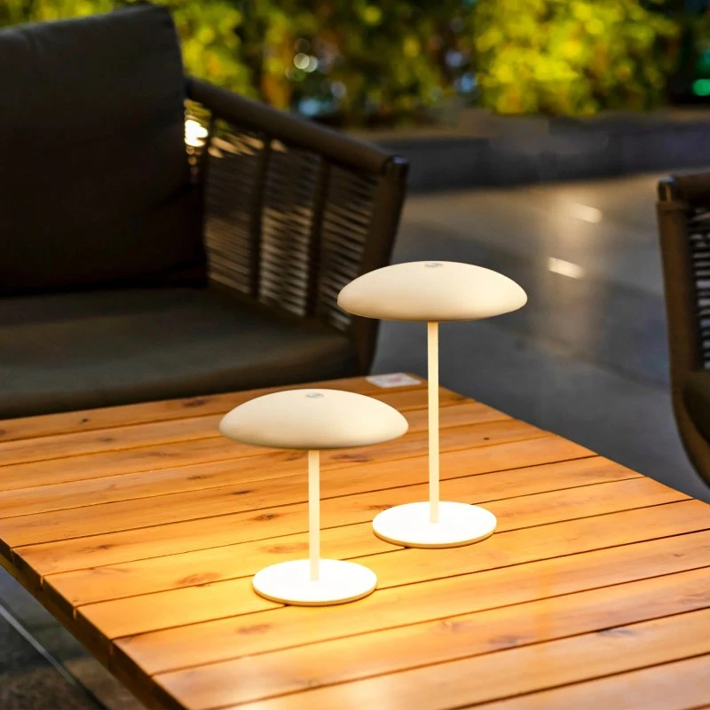 Newgarden Sardinia Lampe de Table LED Rechargeable IP44 Blanc
