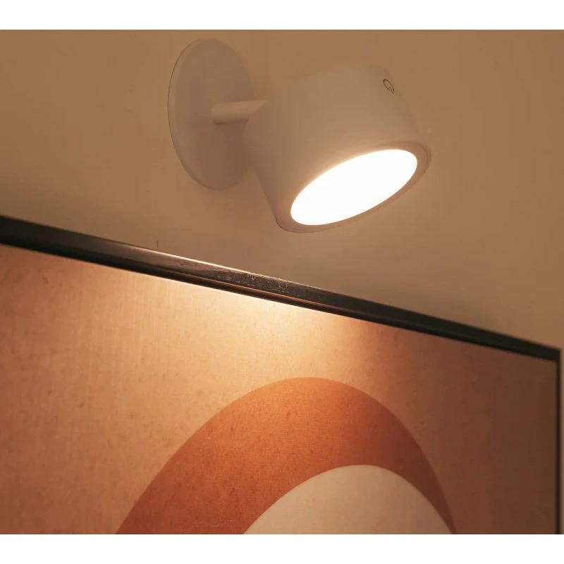 Newgarden Roll 8 - Applique murale LED rechargeable blanche