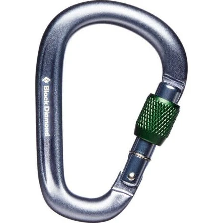 Black Diamond Pearlock Screwgate Gris 26