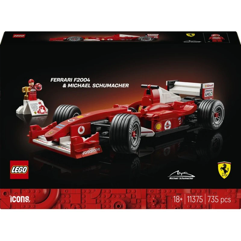 LEGO Icons Ferrari F2004 & Michael Schumacher 11375