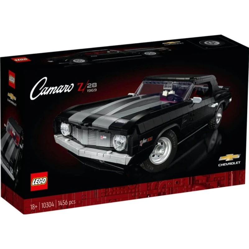LEGO 10304 Chevrolet Camaro Z28 1969 Noir