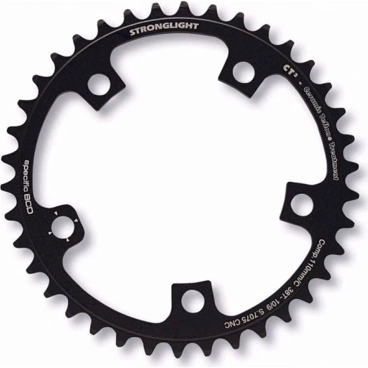 Stronglight CT2 50T Noir Compact Campagnolo