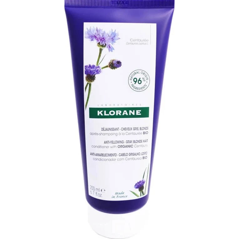 Klorane Après-Shampooing Déjaunissant à la Centaurée Bio 200ml