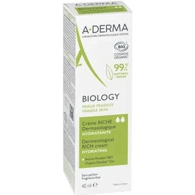 A-Derma Biology Crème Hydratante Riche 40 ml