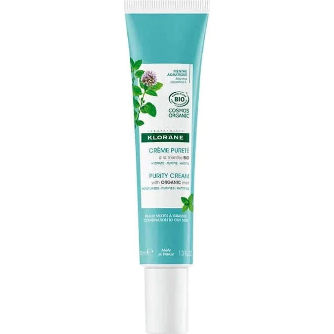 Klorane Crème Purifiante à la Menthe Aquatique Bio - 40 g